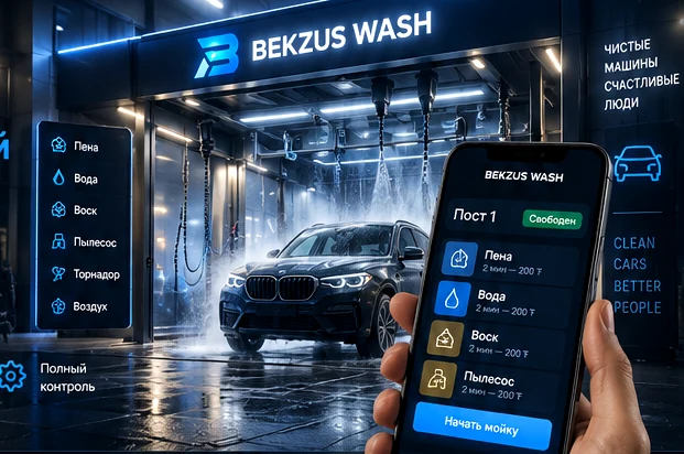 Утверждённая предварительная визуальная концепция BEKZUS Wash